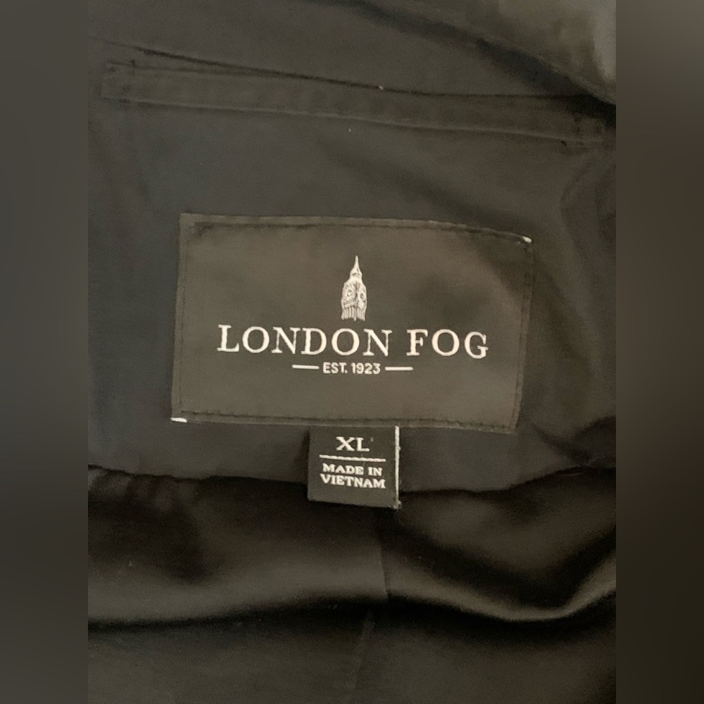 London Fog Trench Rain Coat XL - Picture 10 of 13